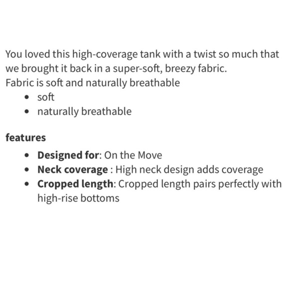 Lululemon Breeze Through Twist Tank Top Pink Rose Blush 6 Pullover Cropped - Picture 5 of 9